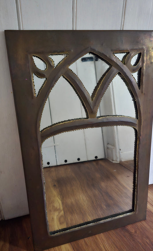 Vintage Gothic Arch Wall Mirror by Naufal Brothers, Beirut