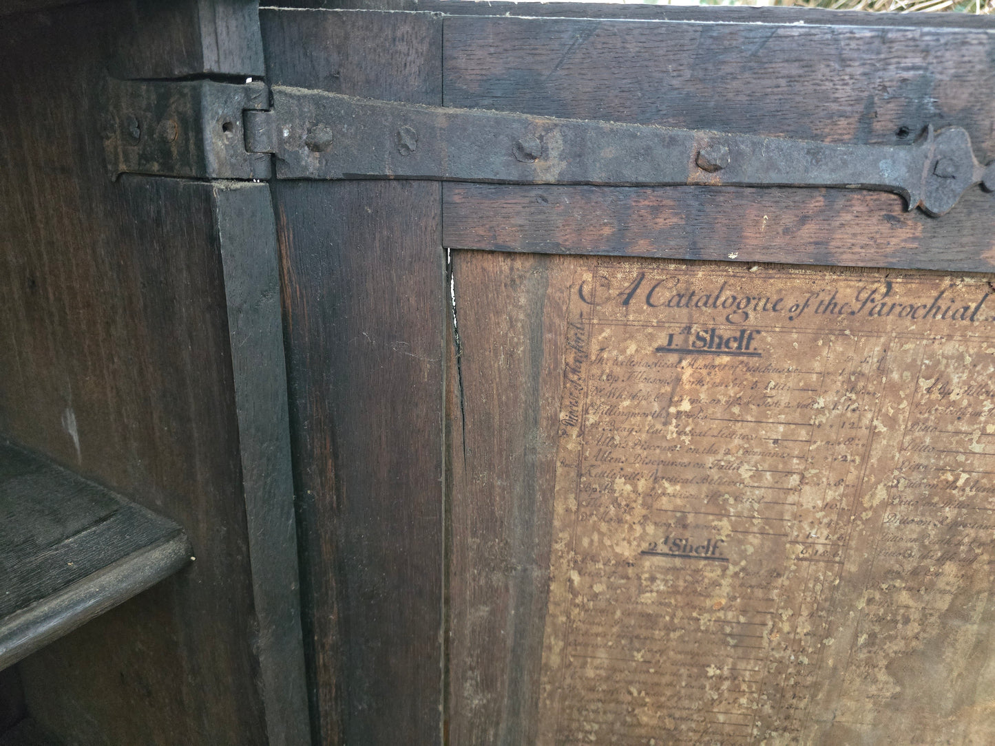 Monmouthshire Parochial Library Cupboard – Victorian Church Book Cabinet c.1830–1850