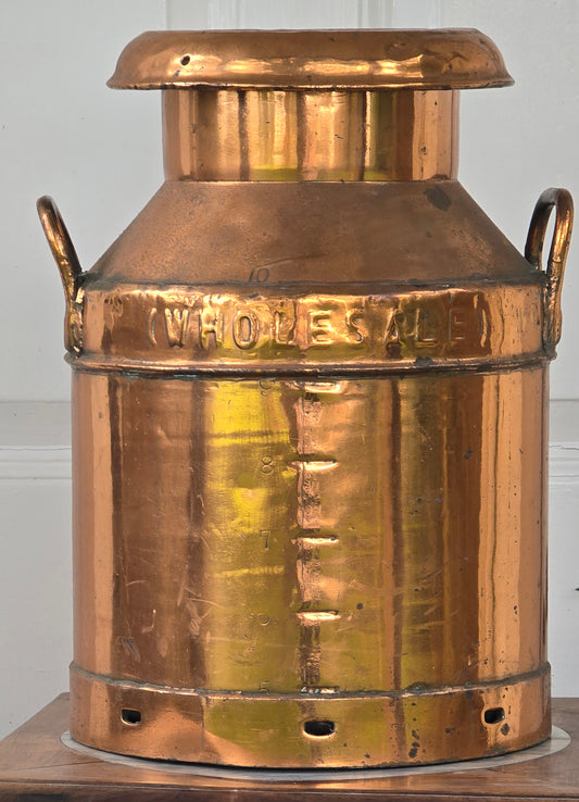 Early 20th Century Copper Dairy Churn – Wholesale Dairies Milk Churn