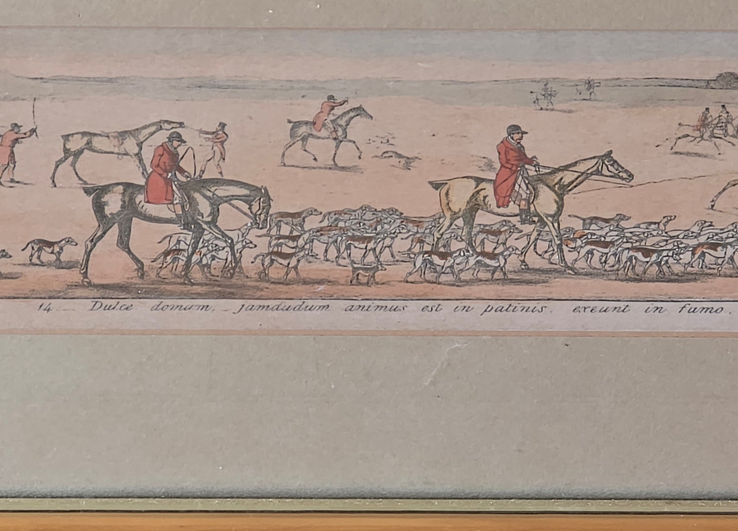Set of Four Early 19th Century Fox Hunting Coaching Prints – Published by S. & J. Fuller, London