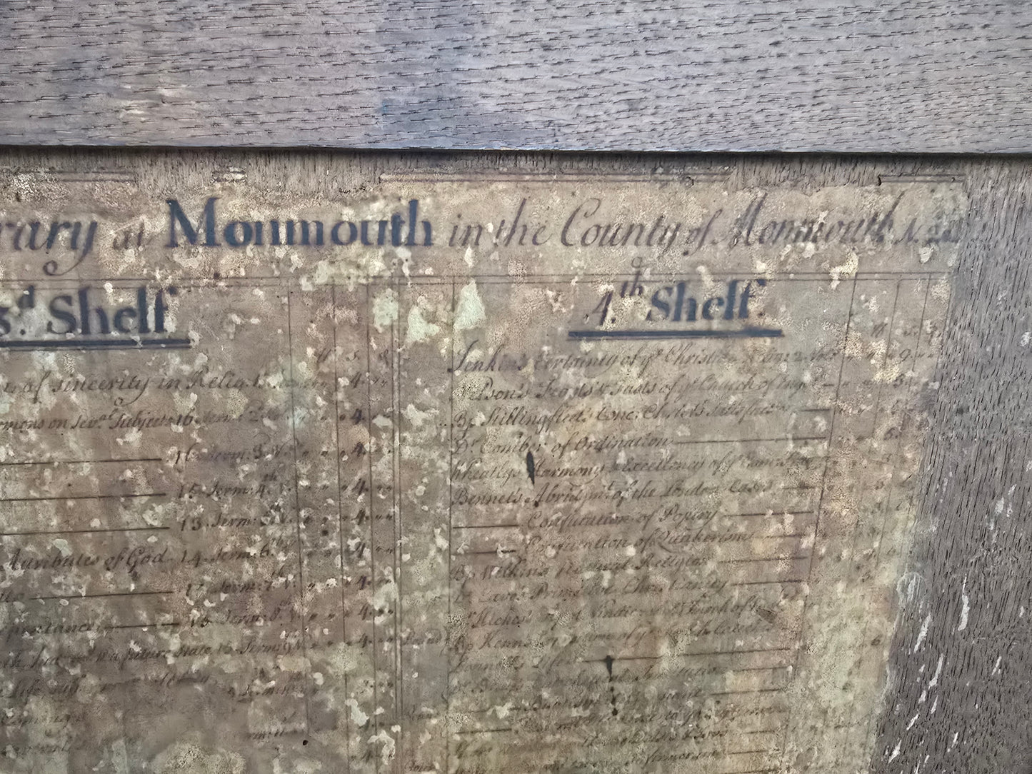 Monmouthshire Parochial Library Cupboard – Victorian Church Book Cabinet c.1830–1850