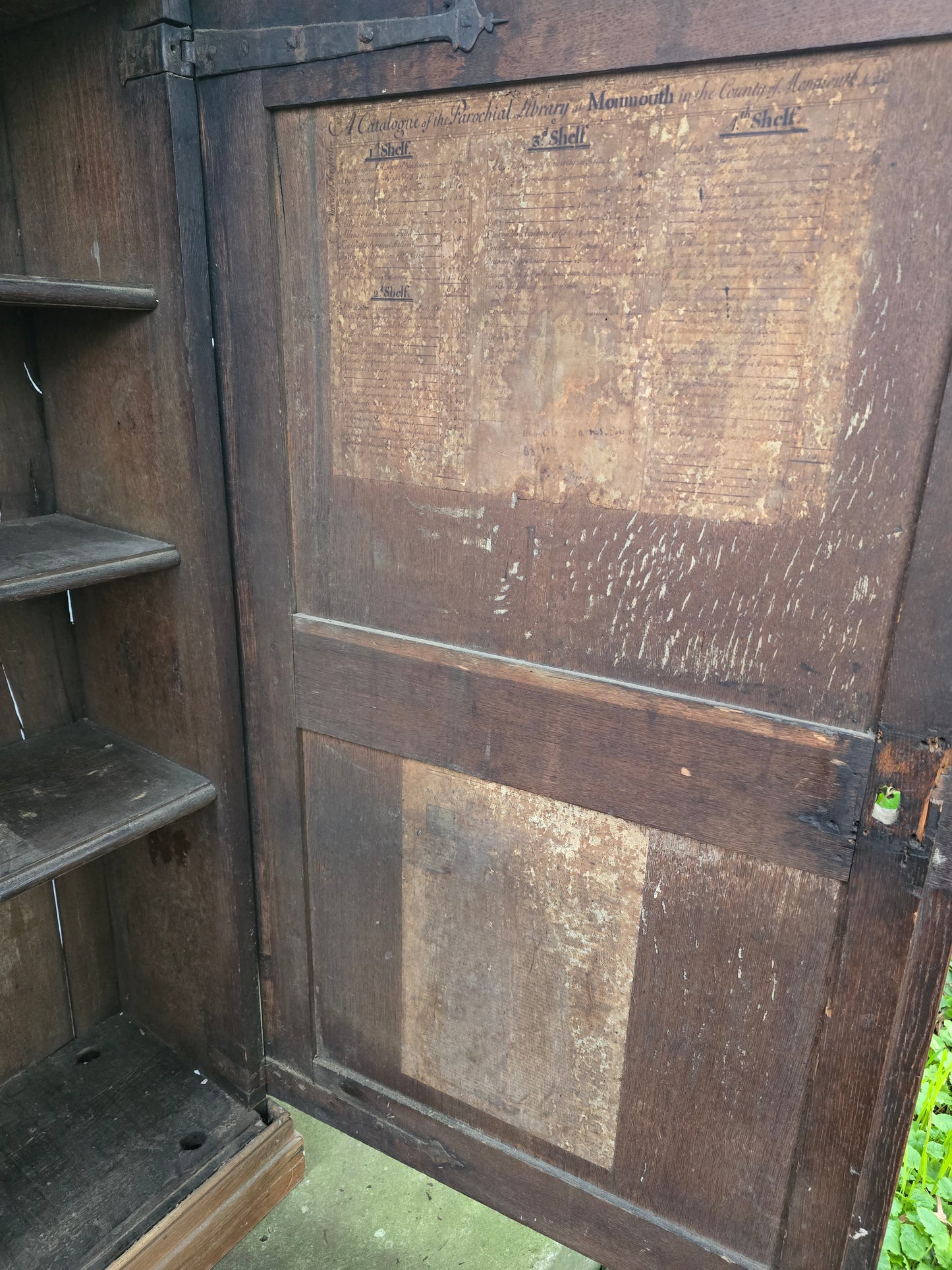 Monmouthshire Parochial Library Cupboard – Victorian Church Book Cabinet c.1830–1850