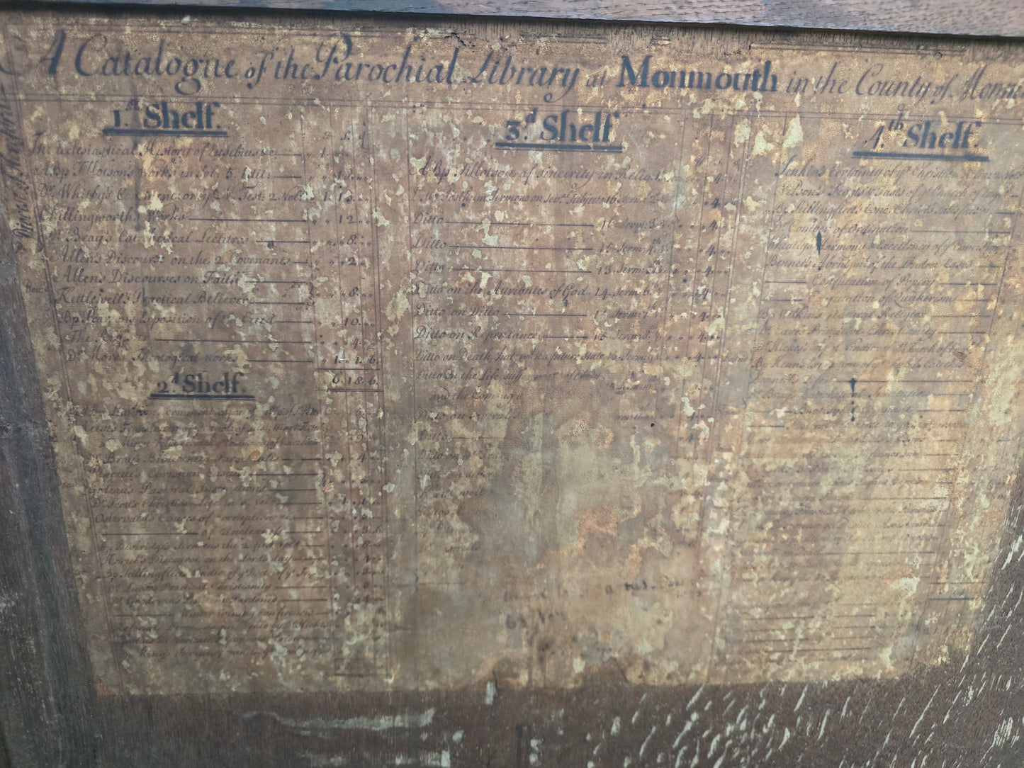 Monmouthshire Parochial Library Cupboard – Victorian Church Book Cabinet c.1830–1850