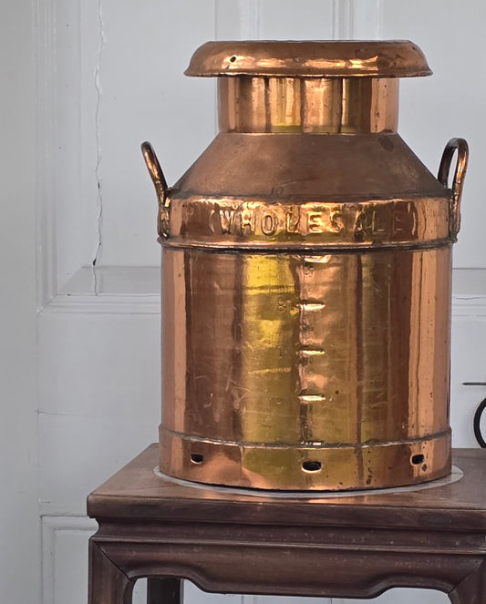 Early 20th Century Copper Dairy Churn – Wholesale Dairies Milk Churn