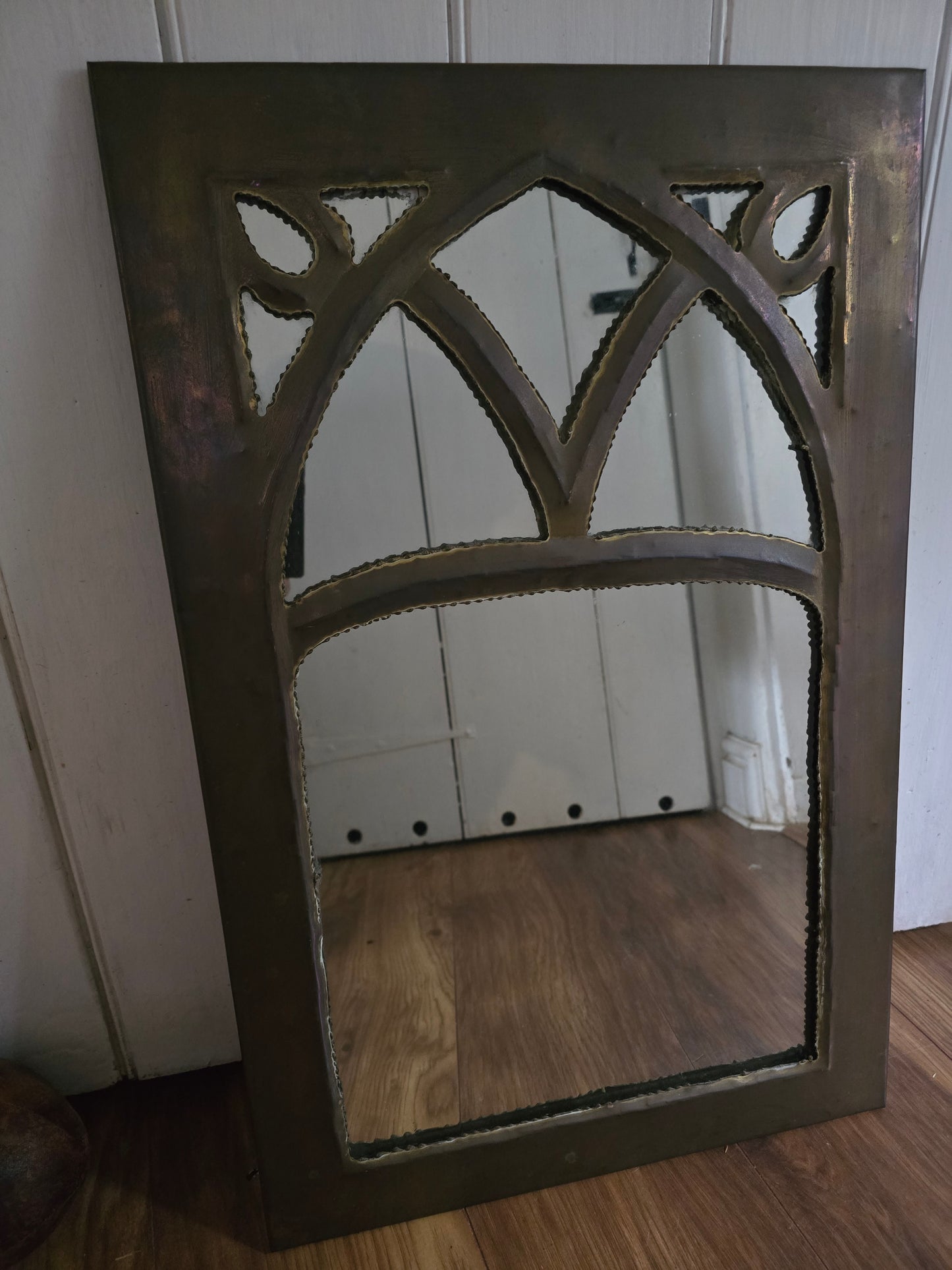Vintage Gothic Arch Wall Mirror by Naufal Brothers, Beirut